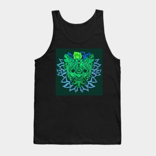 Green Cougar Tiger Ecopop Tank Top